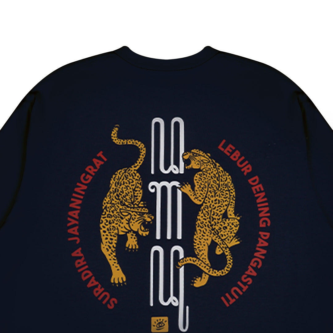 Dagadu Kaos Boxy Suradira Jayaningrat Lebur Dening Pangastuti - Navy