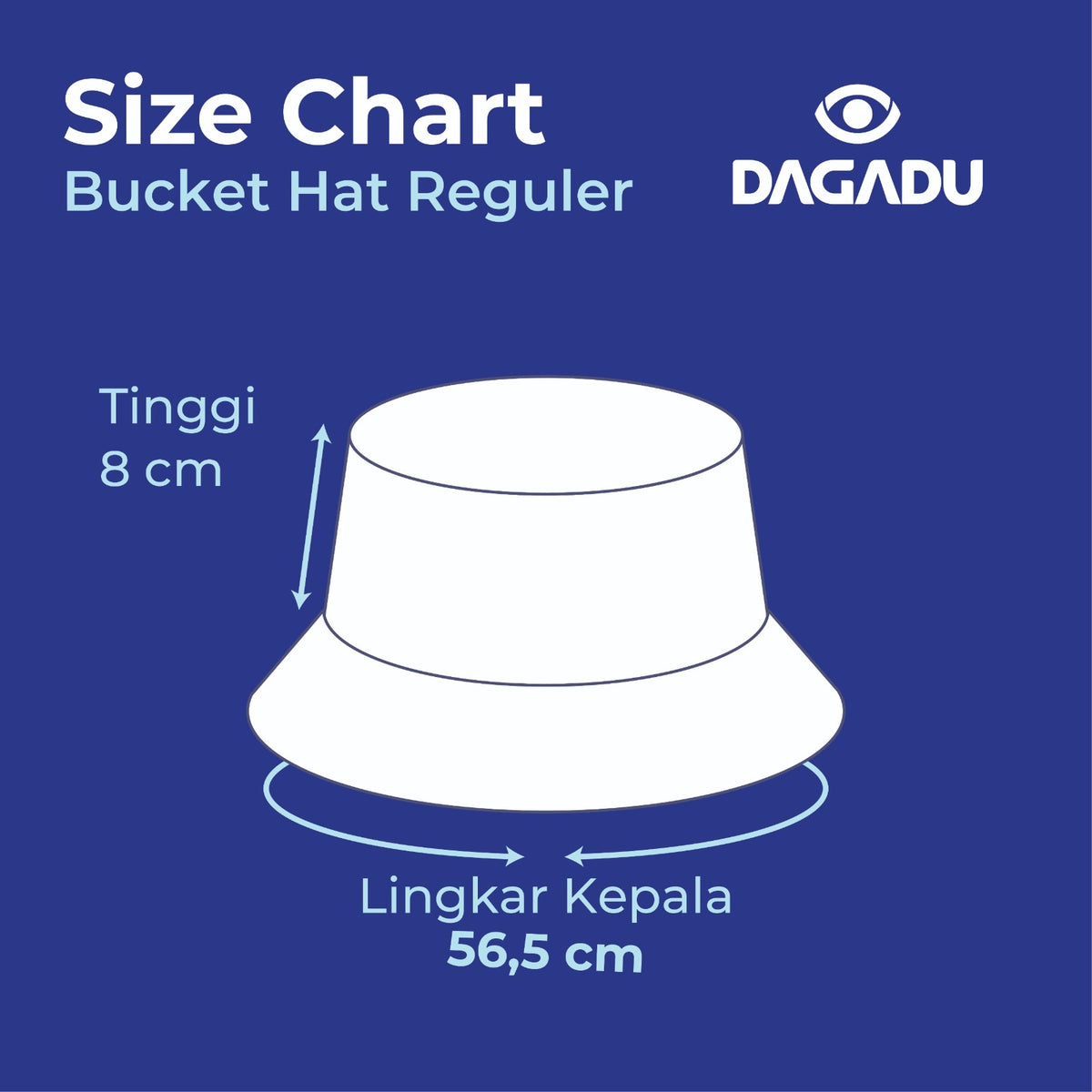 Topi Nightlife Bucket Hat Reversible - Topi Dewasa