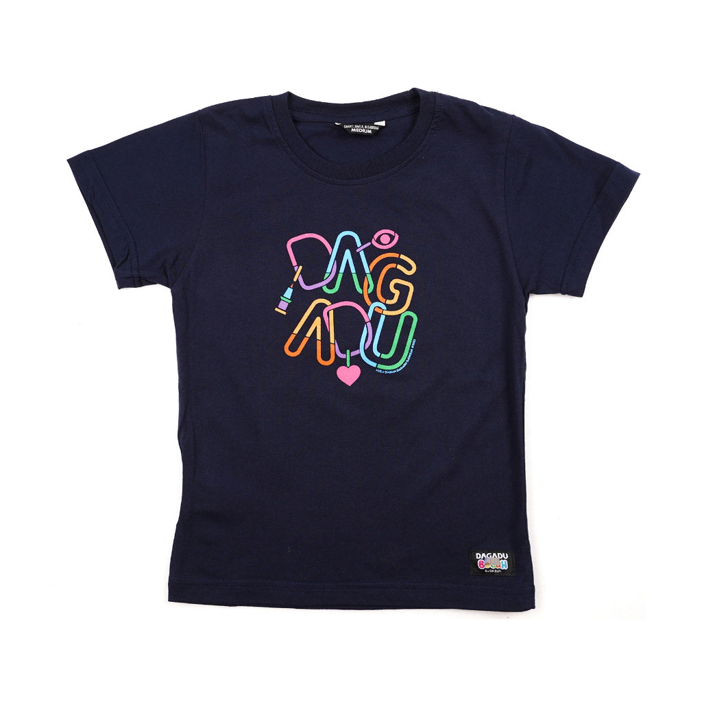 Dagadu Kaos Anak Usia 0-7 Tahun Daganci - Biru Navy