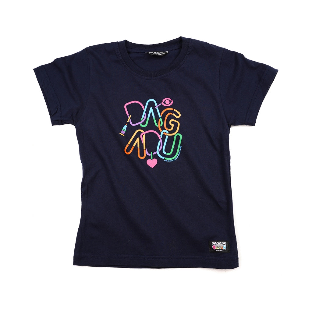 Dagadu Kaos Anak Usia 0-7 Tahun Daganci - Biru Navy