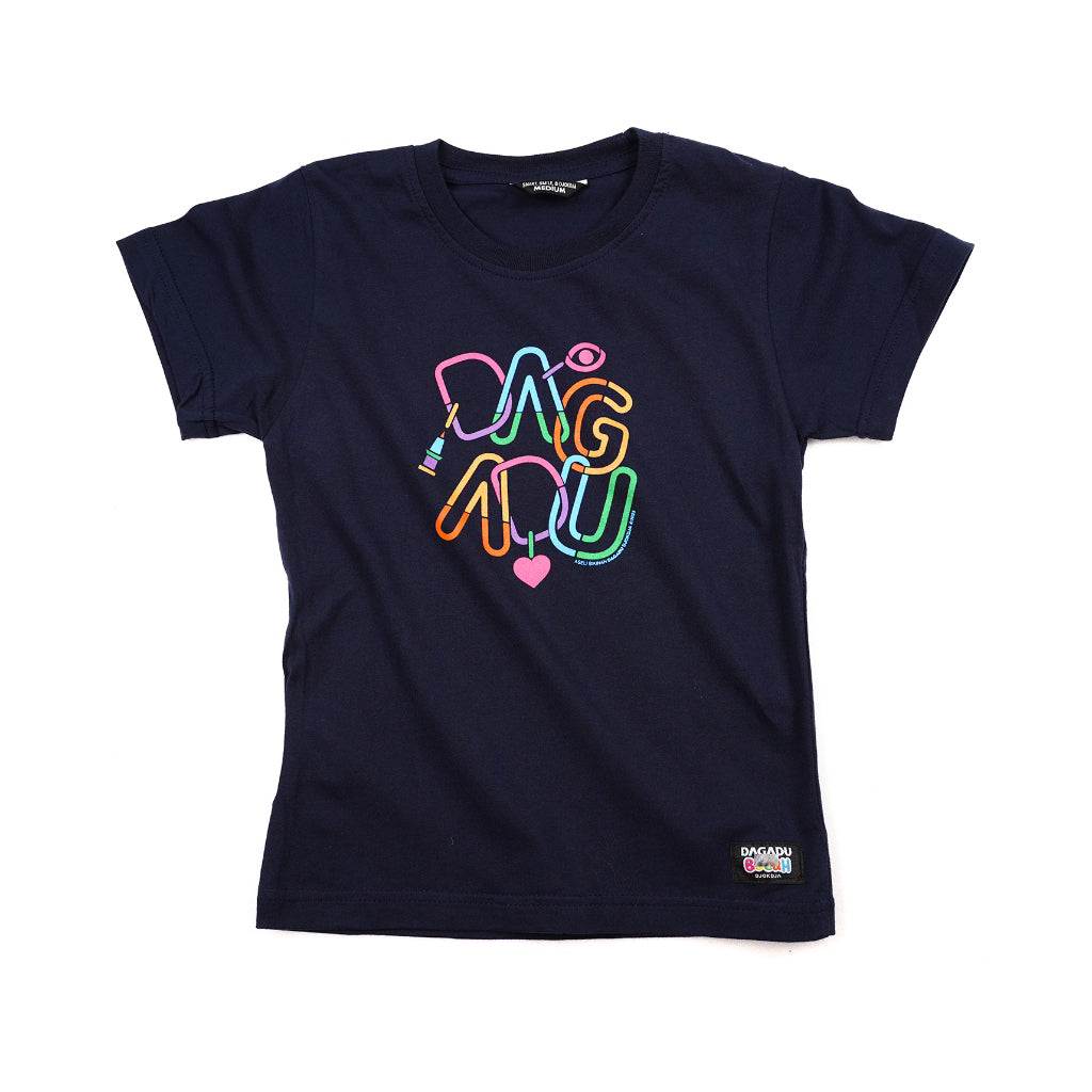 Dagadu Kaos Anak Usia 0-7 Tahun Daganci - Biru Navy