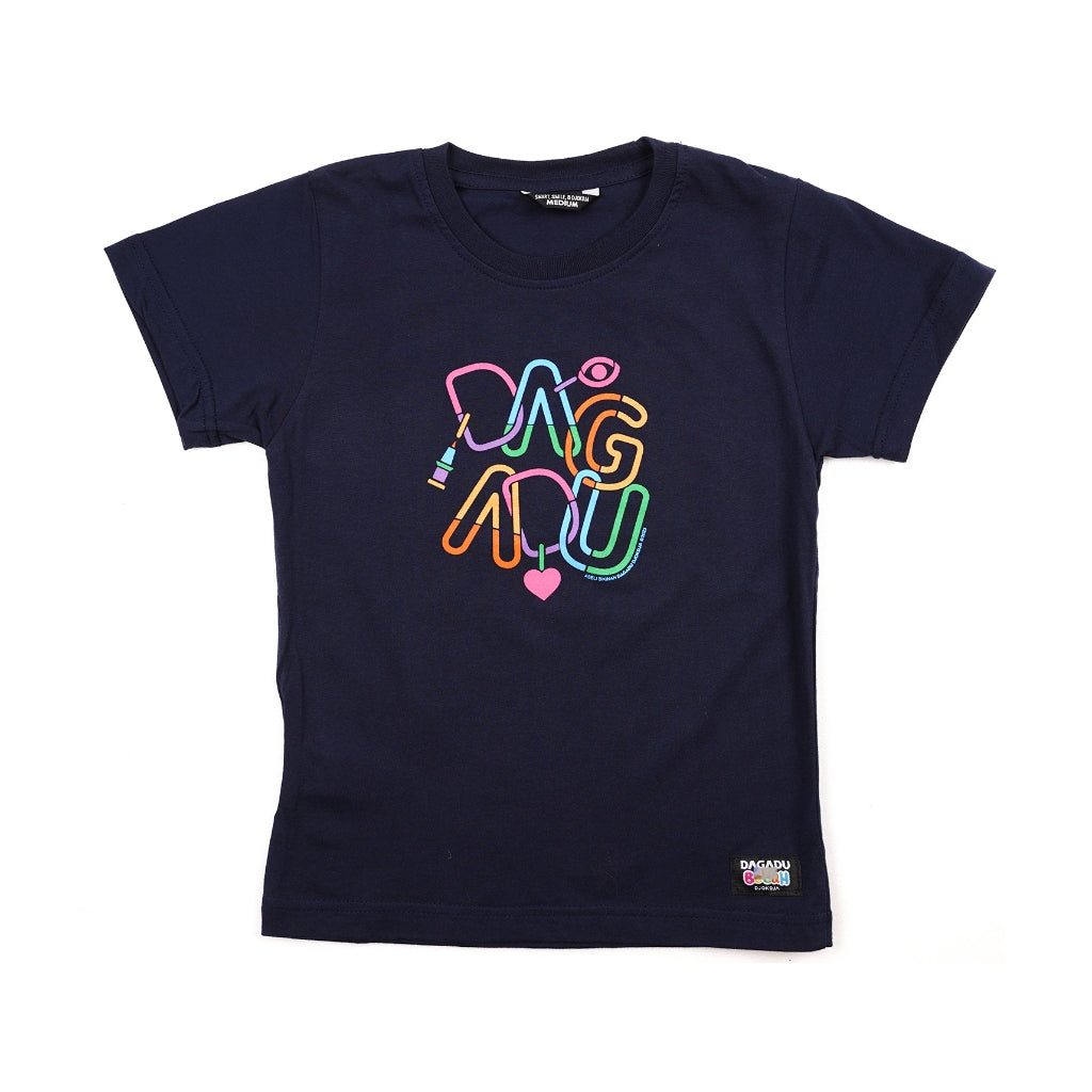 Dagadu Kaos Anak Usia 0-7 Tahun Daganci - Biru Navy