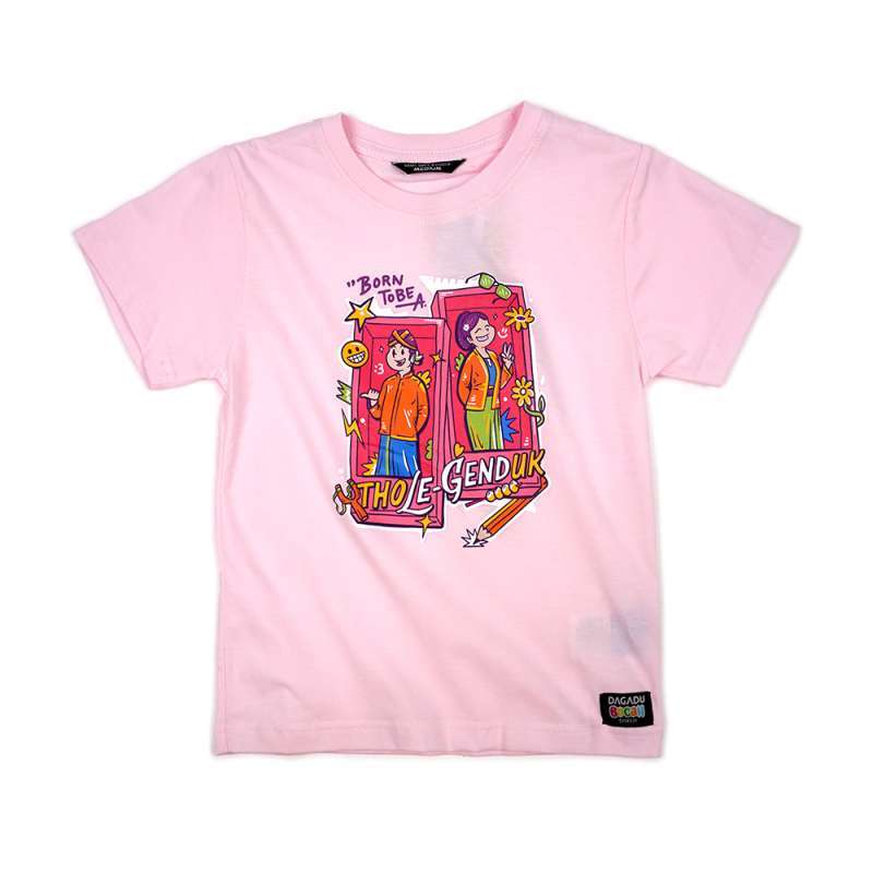 Dagadu Kaos Anak Usia 0-7 Tahun Legend - Baby Pink