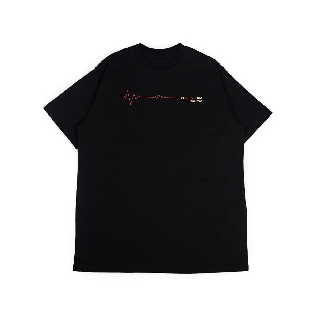 Dagadu Kaos Menuju Bebas - Hitam