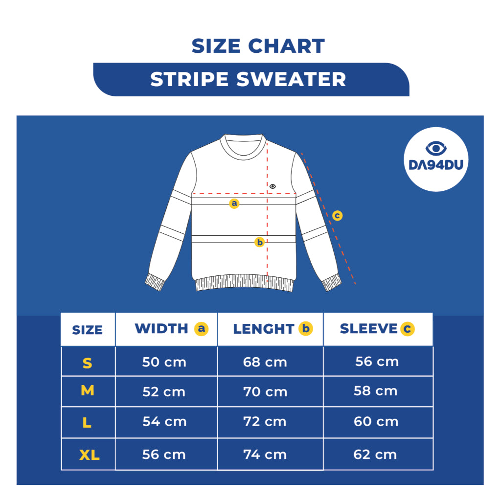 Dagadu Sweater Dewasa Stripe
