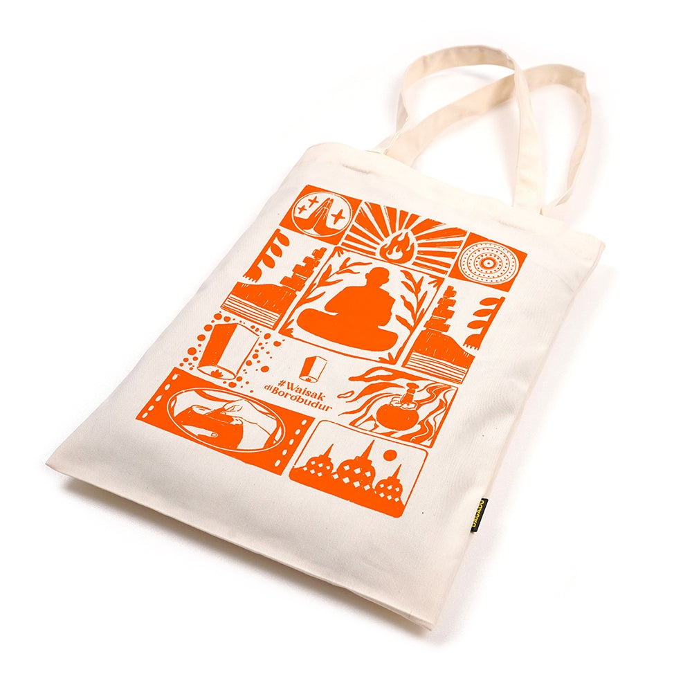 Totebag Dagadu Aseli Official Merch Waisak Borobudur 2025