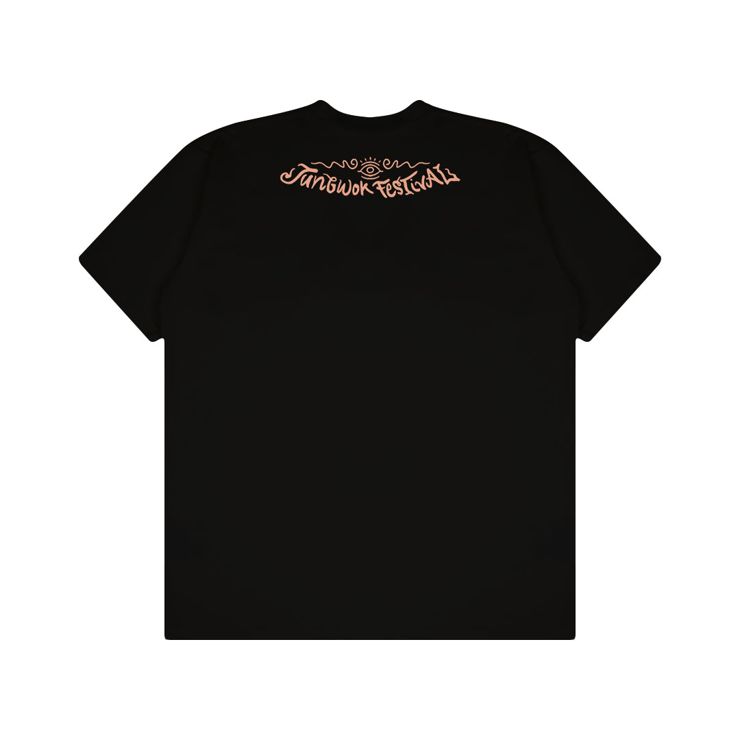 Pre Order Kaos Merch Jungwok x Dagadu Monochrome - Hitam