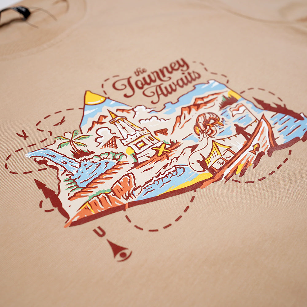 Dagadu Kaos Anak 0-7 Tahun Journey - Beige