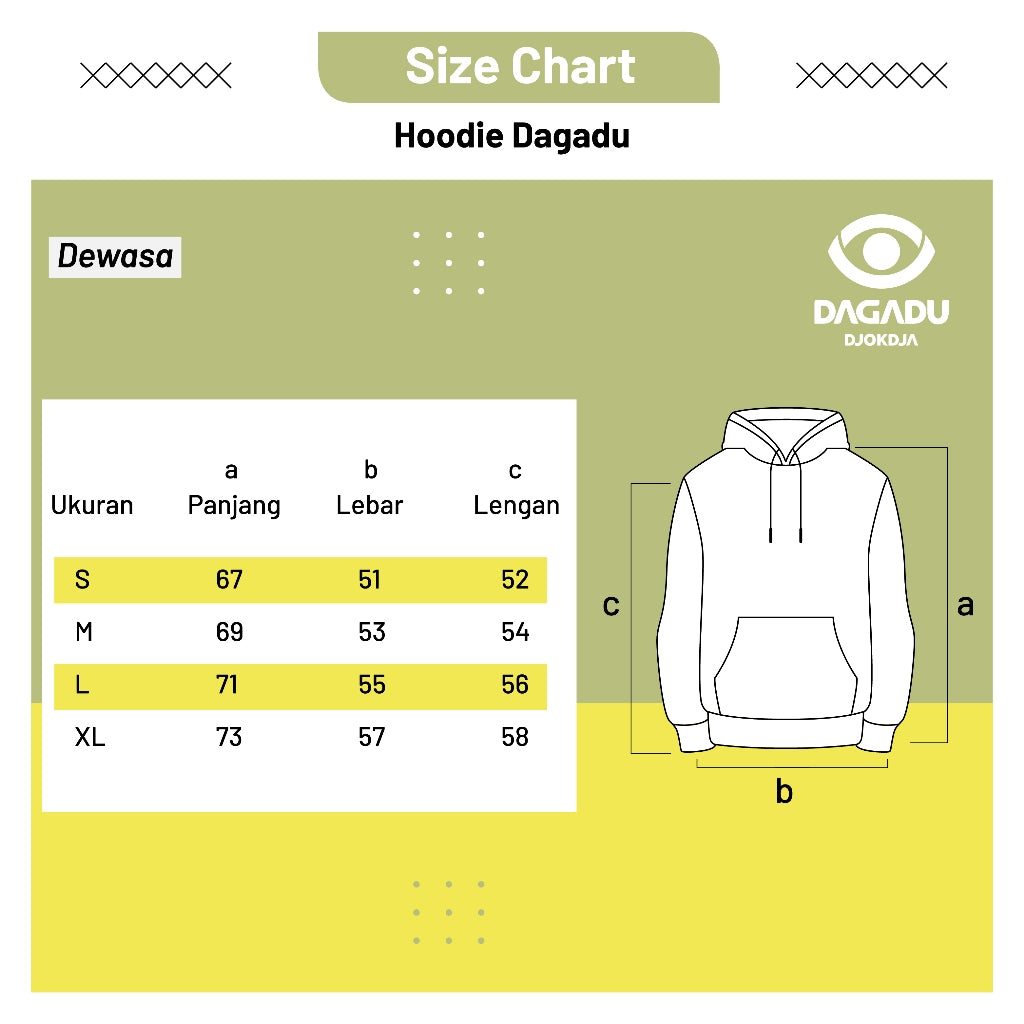 Dagadu Lengan Panjang Hoodie Oksigen - Mineral Green