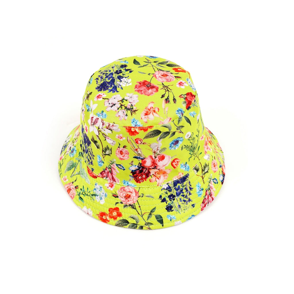 Official Merch Prambanan Jazz 2024 Reversible Bucket Hat Bloom Flower