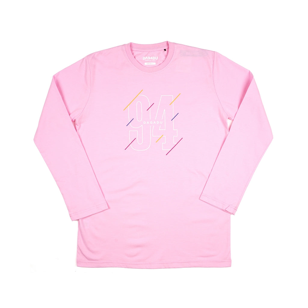 Dagadu Kaos Color Lines - Pink