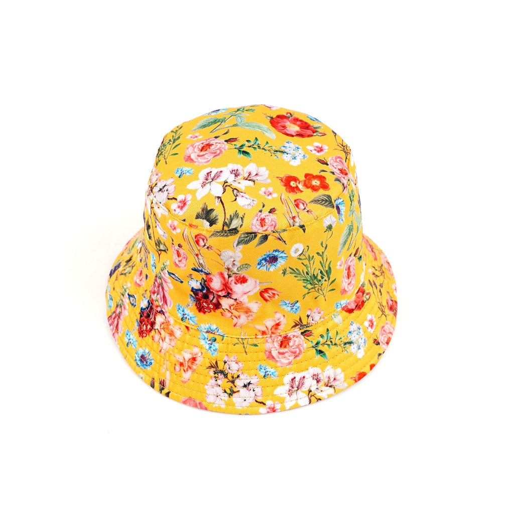 Official Merch Prambanan Jazz 2024 Reversible Bucket Hat Bloom Flower