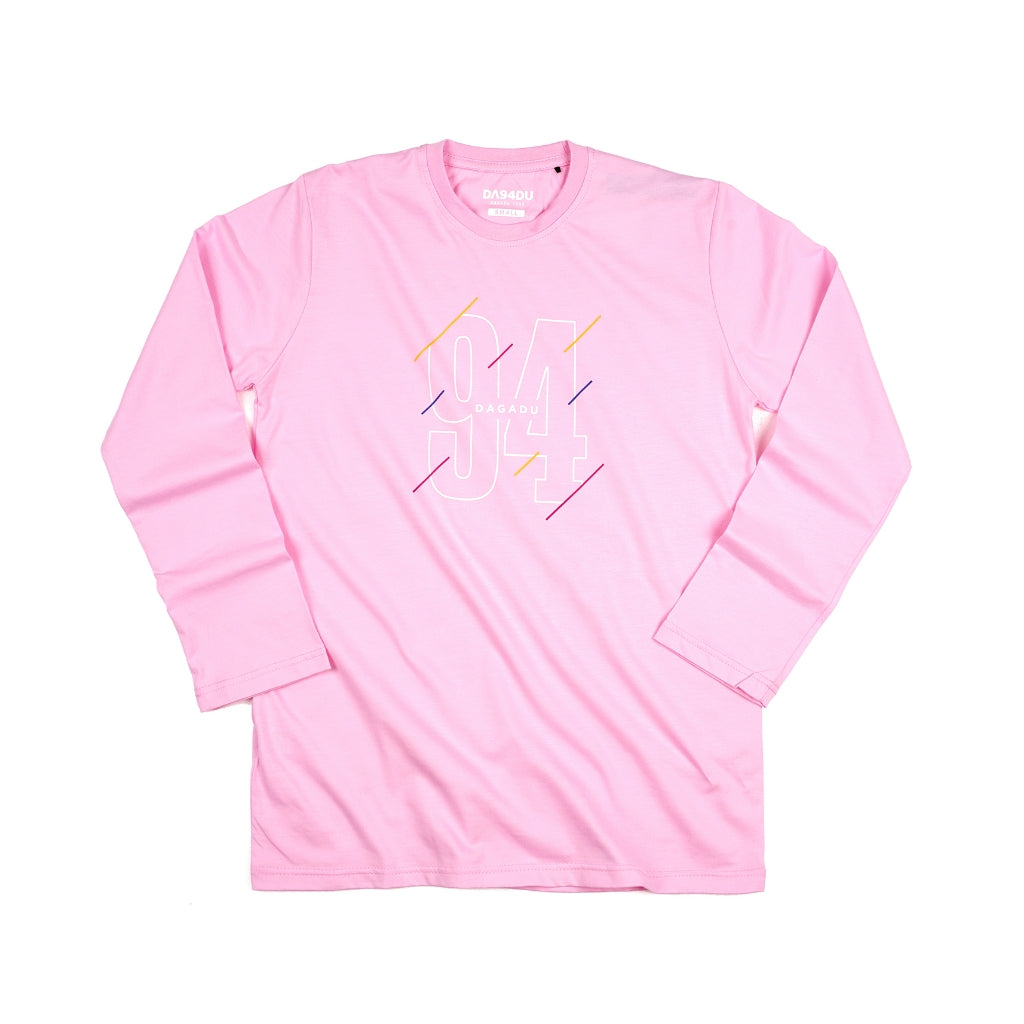 Dagadu Kaos Color Lines - Pink