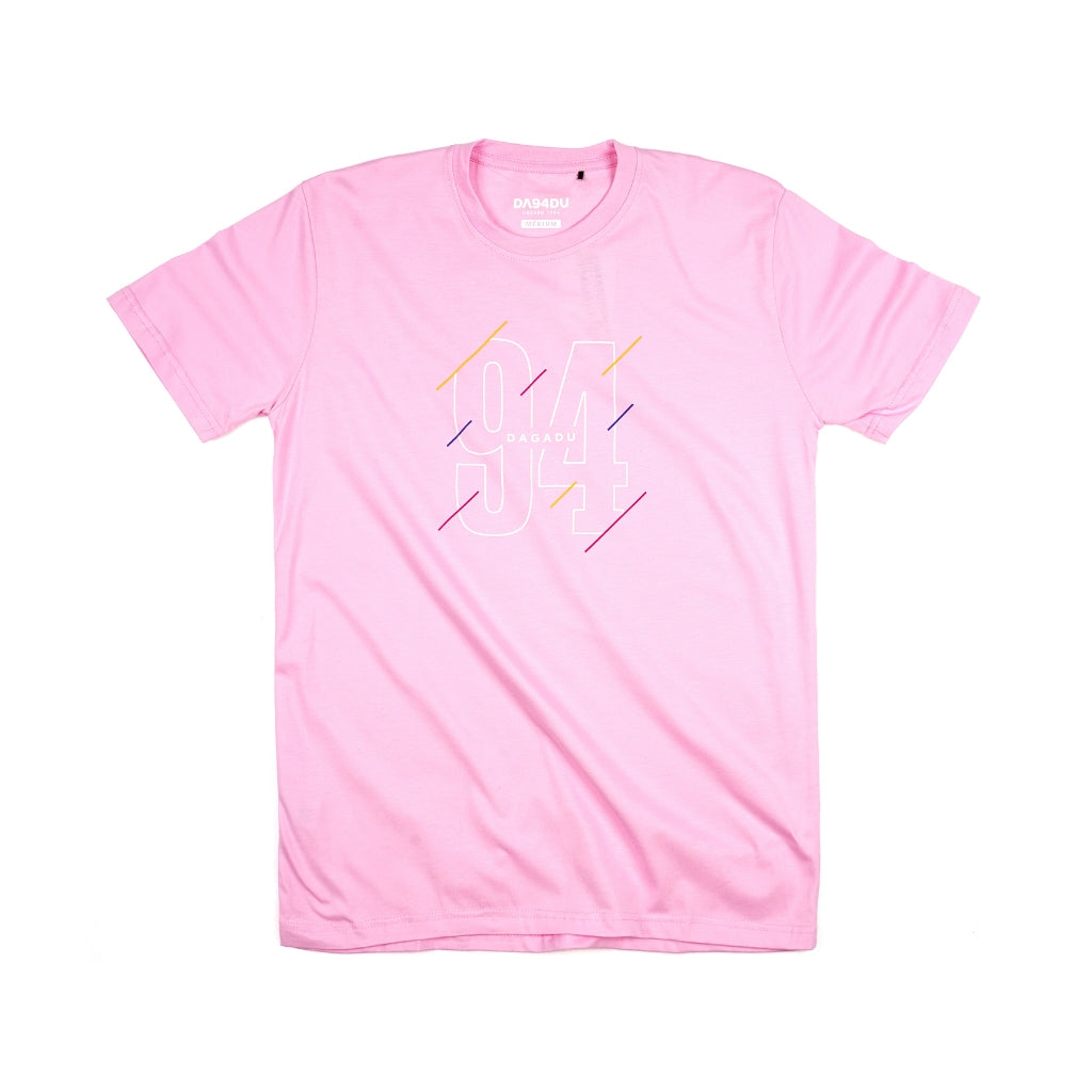 Dagadu Kaos Color Lines - Pink