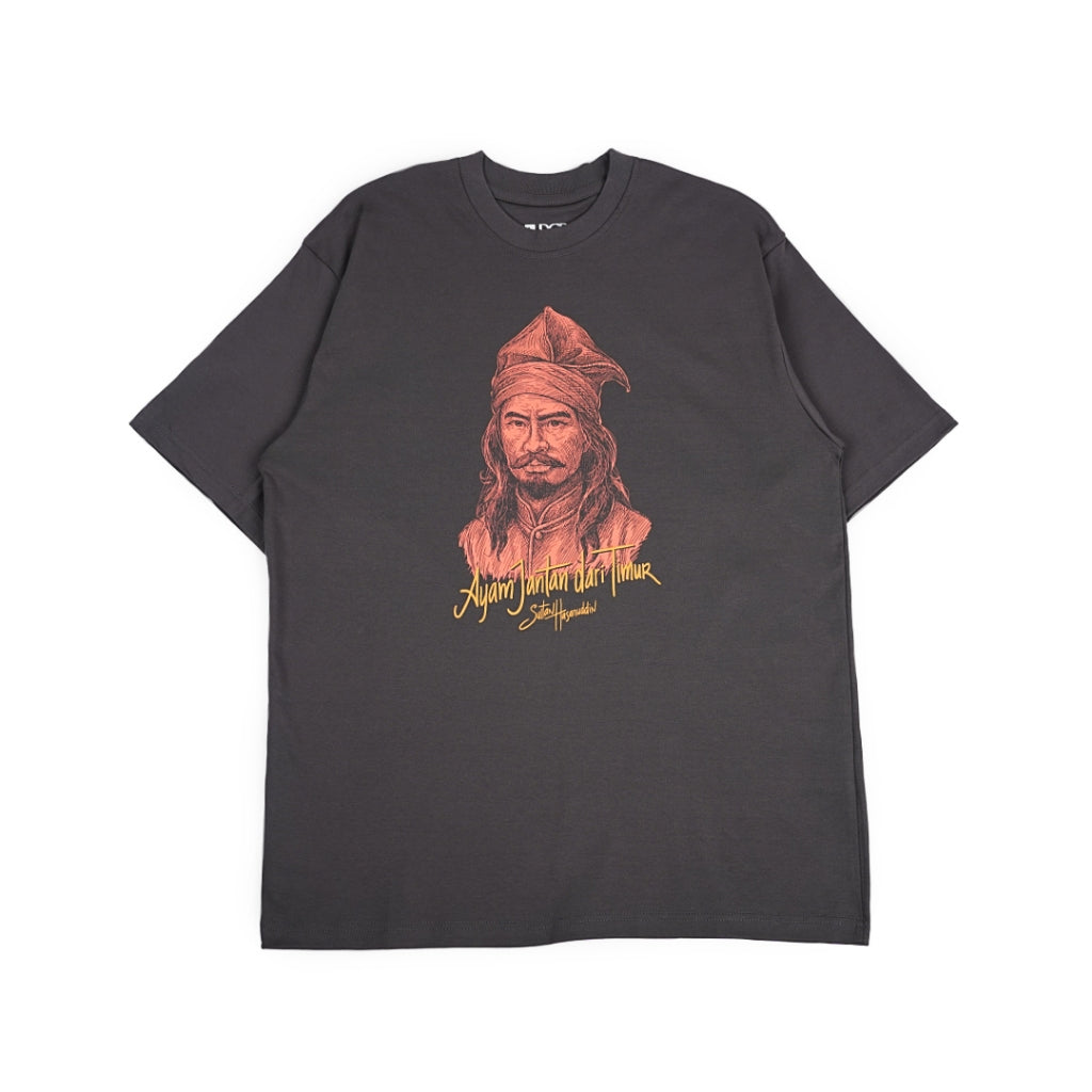 Dagadu Kaos Ayam Jantan dari Timur - Charcoal