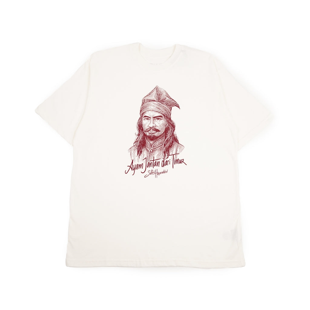 Dagadu Kaos Ayam Jantan dari Timur - Off White