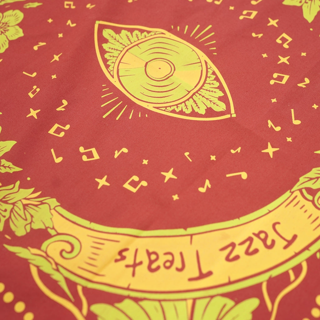 Official Merch Prambanan Jazz 2024 Bandana Bloom Flower