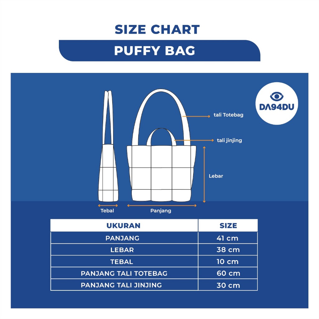 Dagadu Totebag Puffy Bag