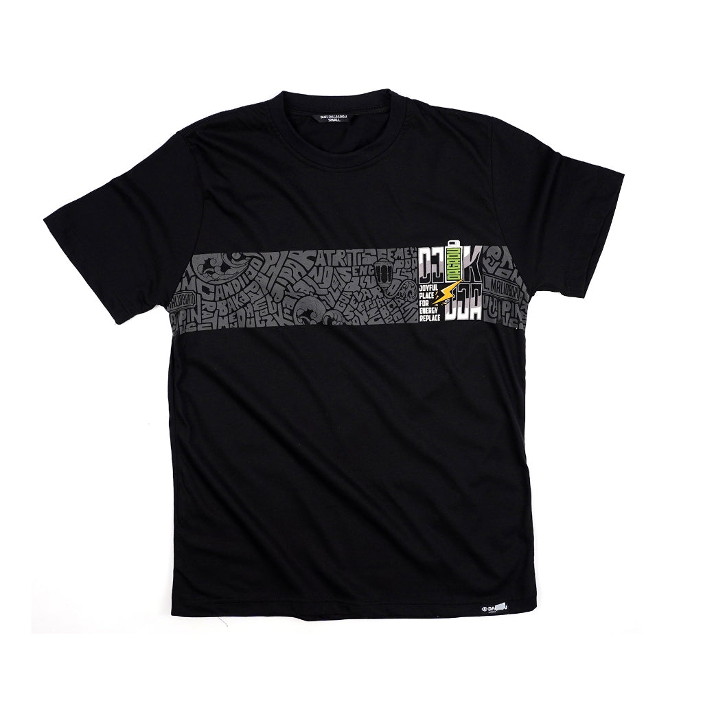 Dagadu Kaos Battery - Hitam