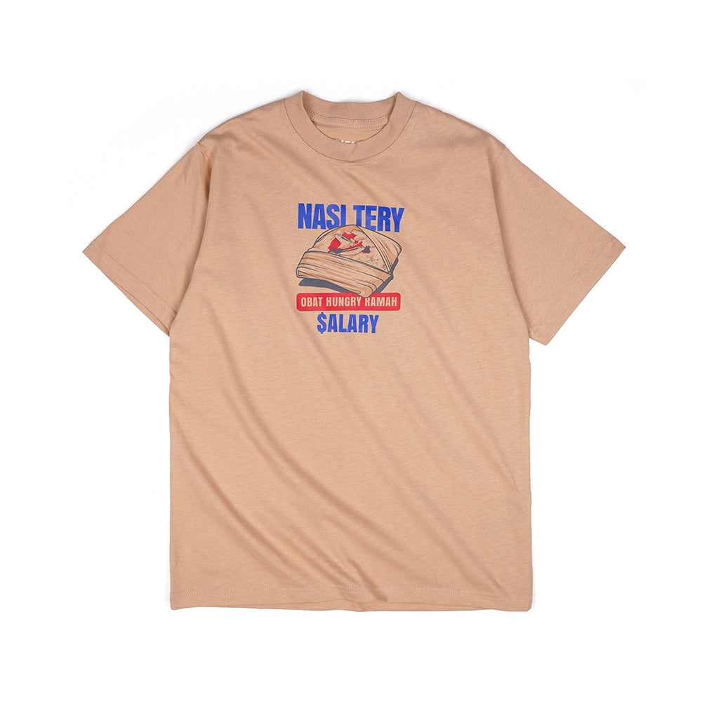 Dagadu Kaos Bigsize Nasi Tery - Beige