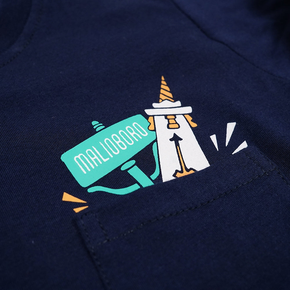 Dagadu Kaos Anak Usia 0-7 Tahun Djoksaku - Biru Navy