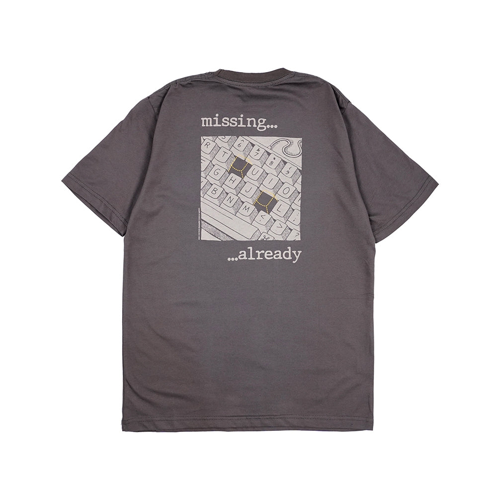 Dagadu Kaos Missing YK - Charcoal