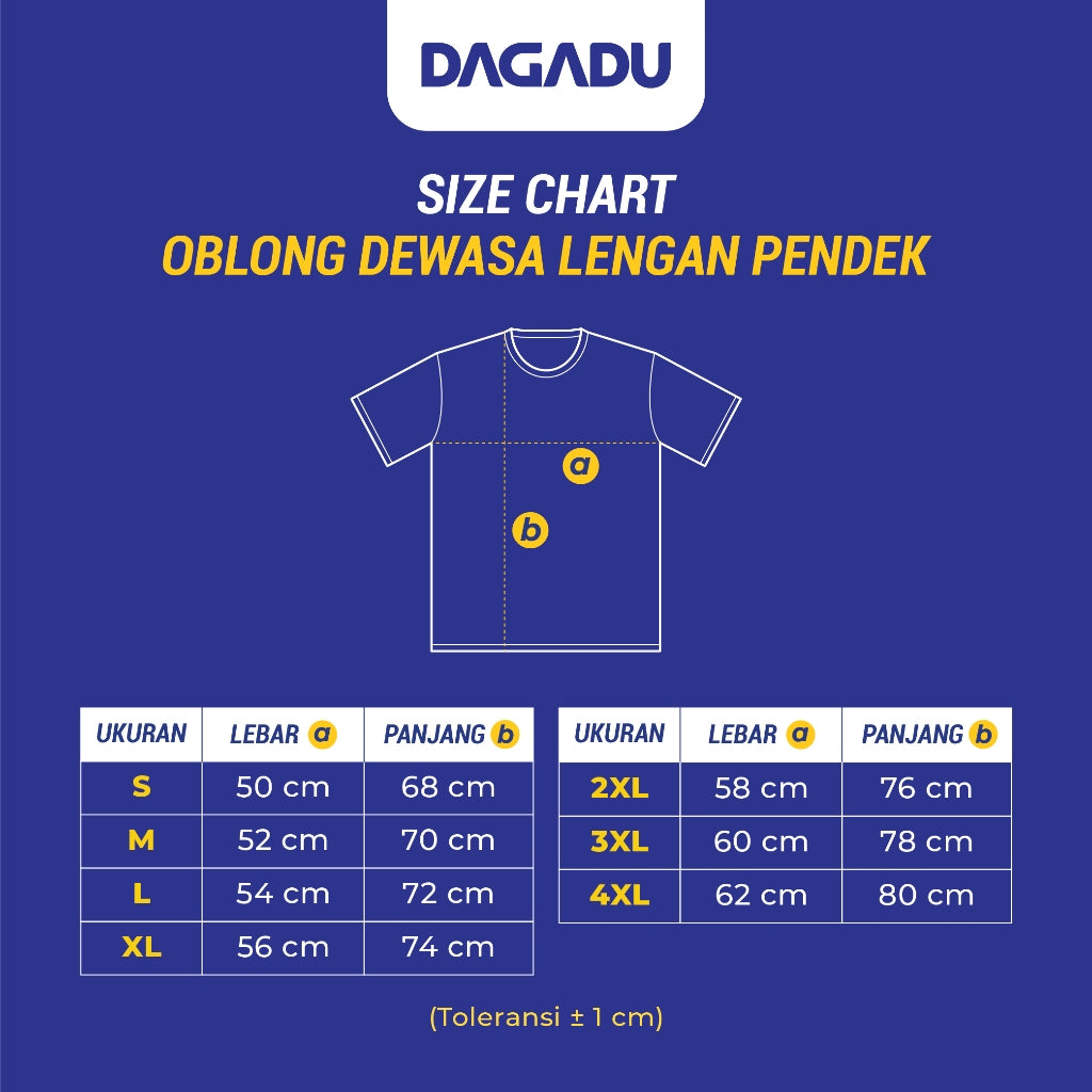 Dagadu Kaos Bigsize Kasongan - Charcoal