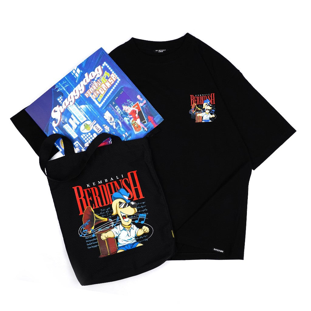 Totebag Official Merch Shaggydog Kembali Berdansa x Dagadu
