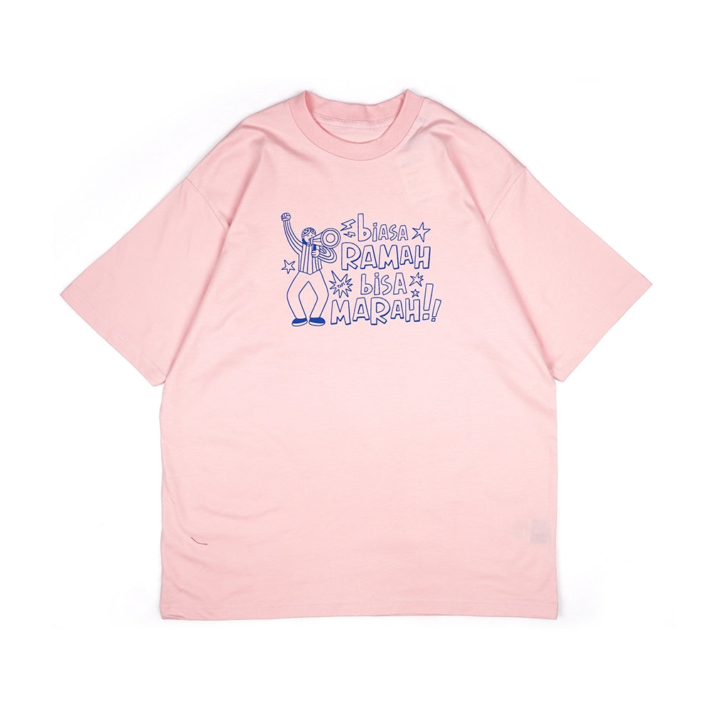 Dagadu Kaos Ramah Marah - Blushing Rose