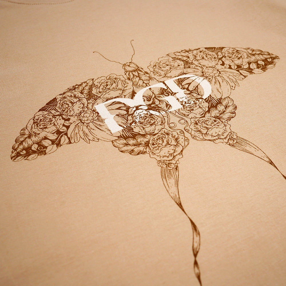 Dagadu Kaos Kupu Ekor Sriti - Beige