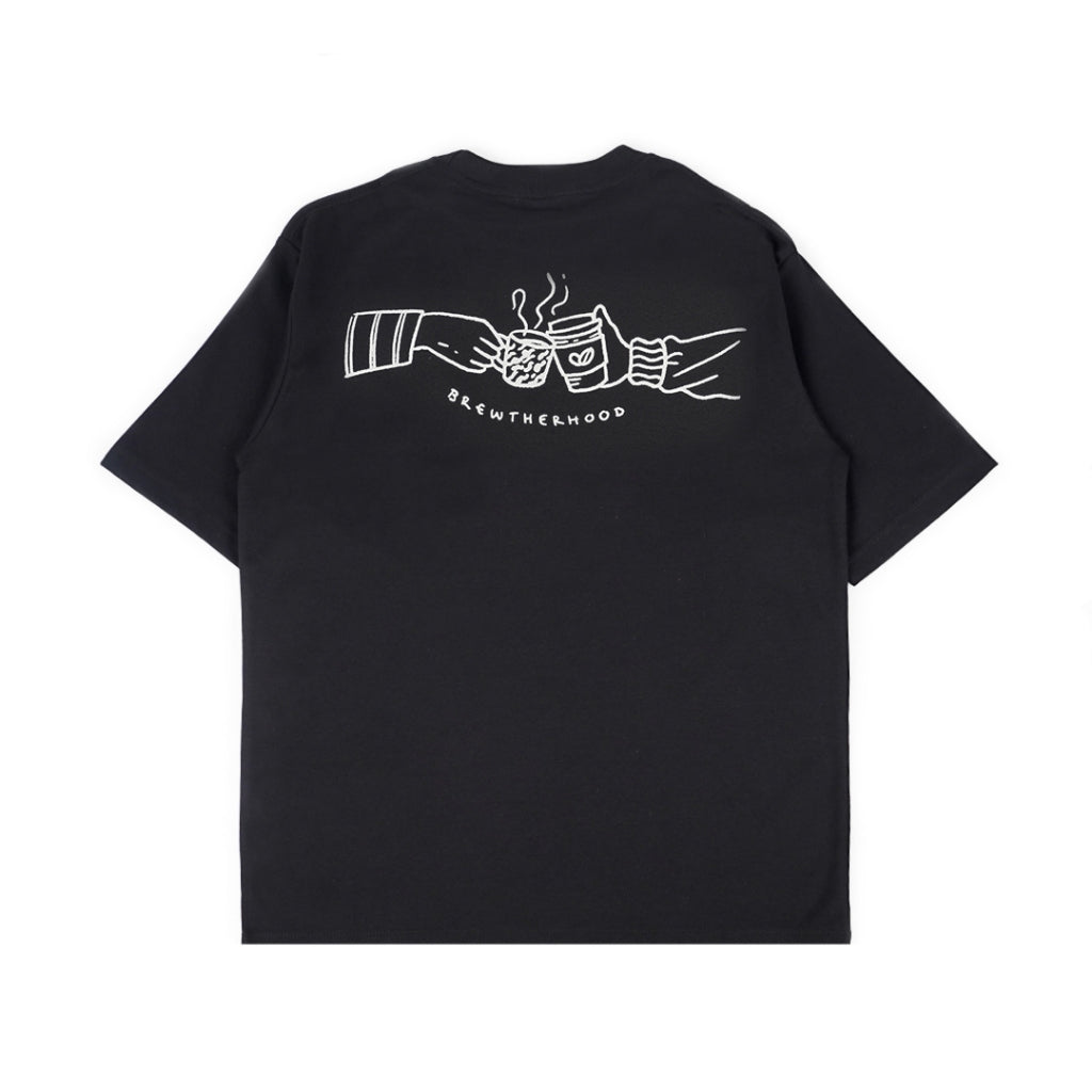 Kaos Merch Jogja Coffee Week #5 x Dagadu Brew the Hood - Hitam
