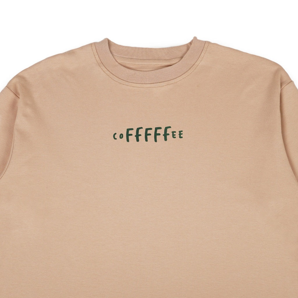 T-shirt Oversize Merch Jogja Coffee Week #5 x Dagadu Cofffffee - Beige