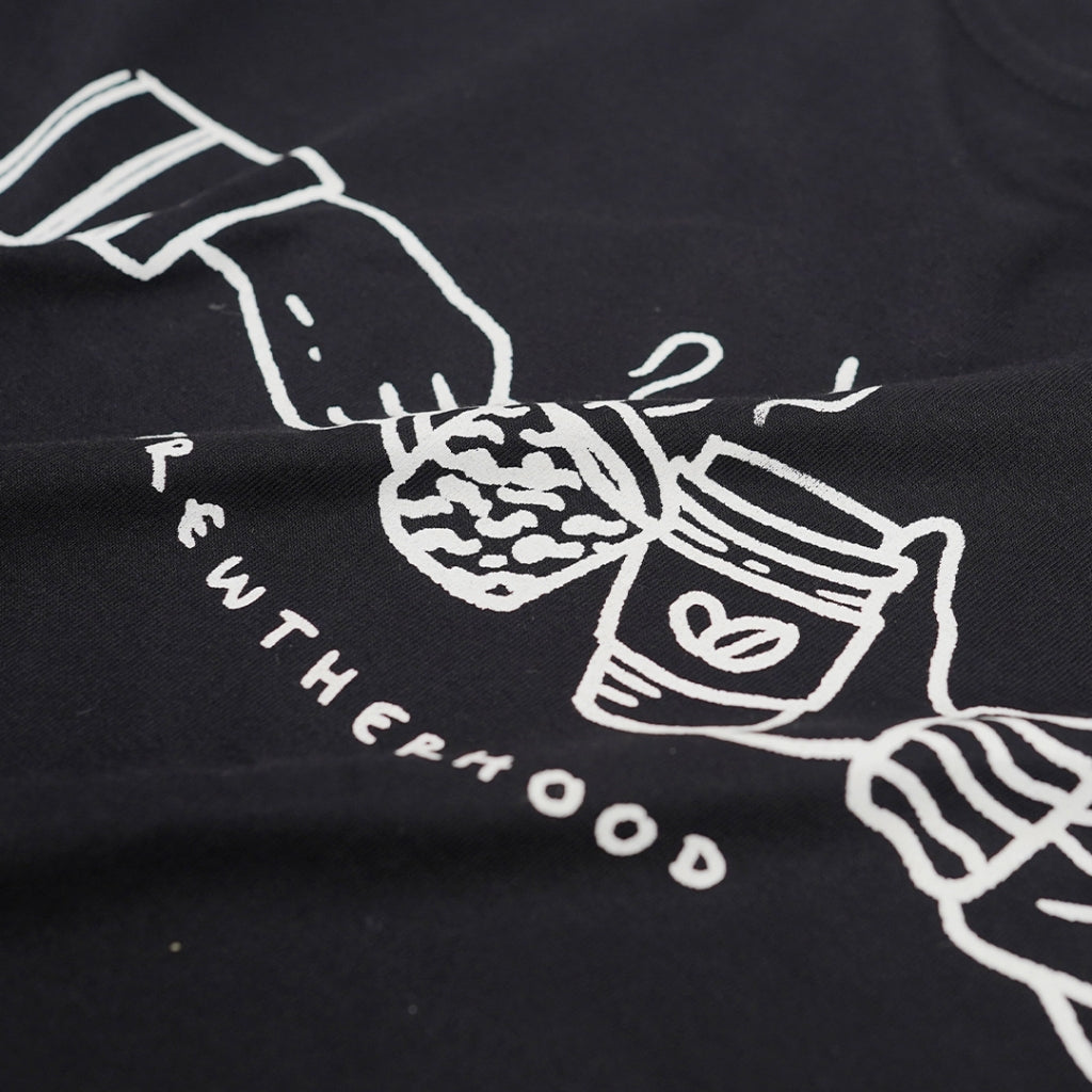 Kaos Merch Jogja Coffee Week #5 x Dagadu Brew the Hood - Hitam