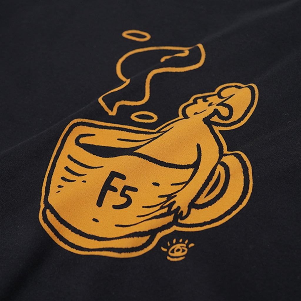 T-shirt Oversize Merch Jogja Coffee Week #5 x Dagadu Cofffffee - Hitam