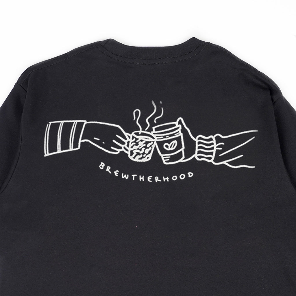 Kaos Merch Jogja Coffee Week #5 x Dagadu Brew the Hood - Hitam