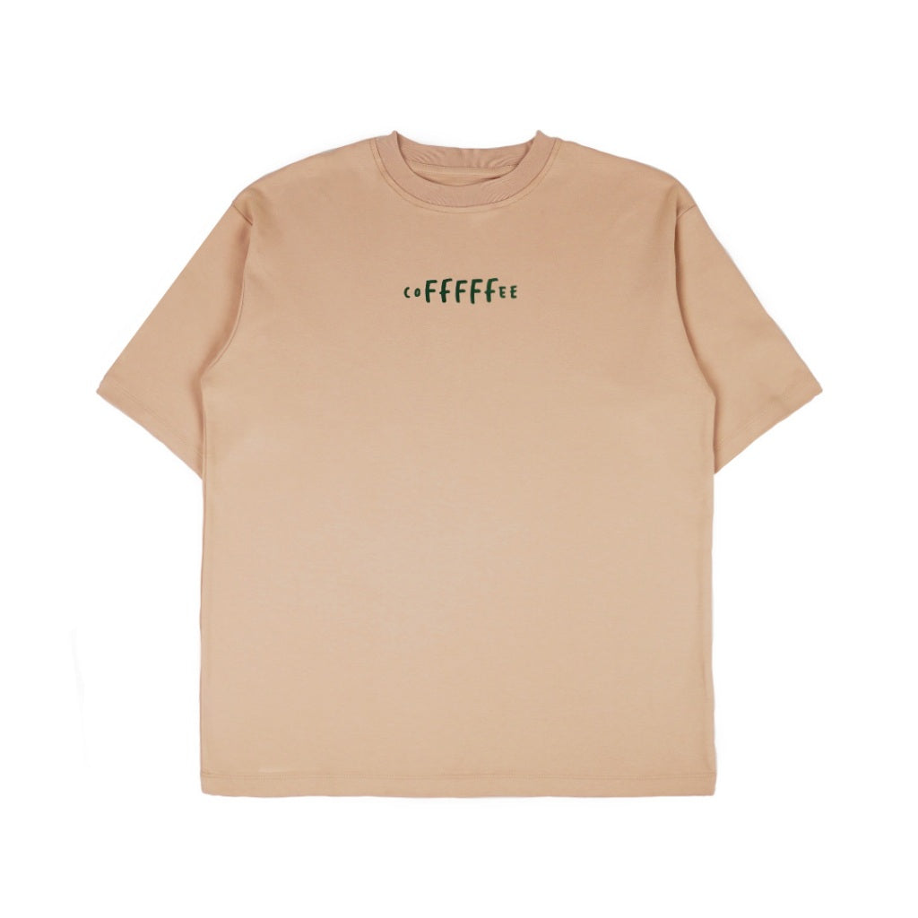 T-shirt Oversize Merch Jogja Coffee Week #5 x Dagadu Cofffffee - Beige