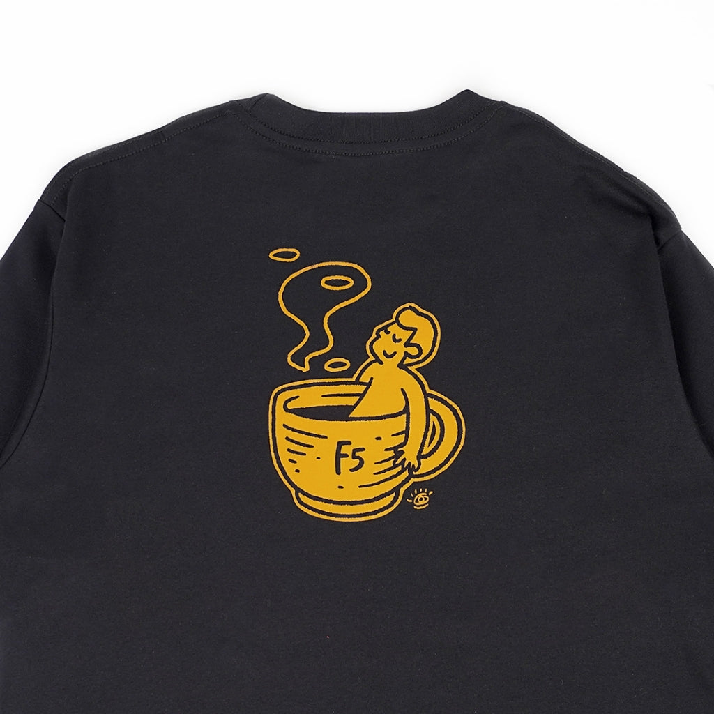 T-shirt Oversize Merch Jogja Coffee Week #5 x Dagadu Cofffffee - Hitam