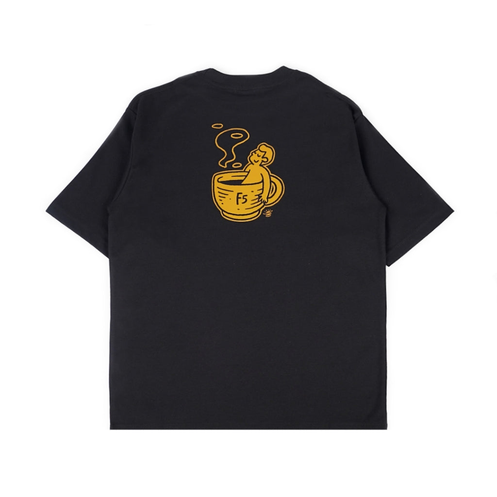 T-shirt Oversize Merch Jogja Coffee Week #5 x Dagadu Cofffffee - Hitam