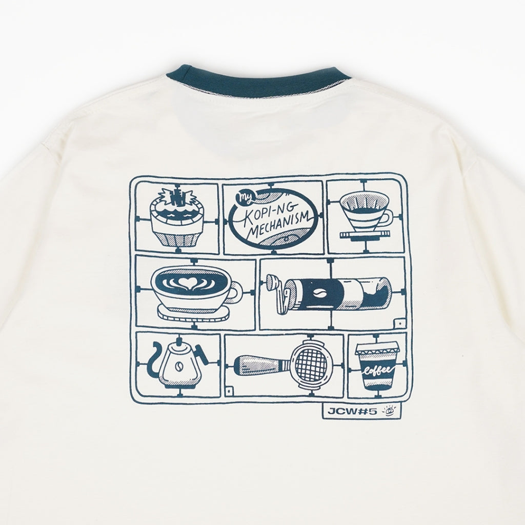 Ringger Tee Merch Jogja Coffee Week #5 x Dagadu Koping - Off White
