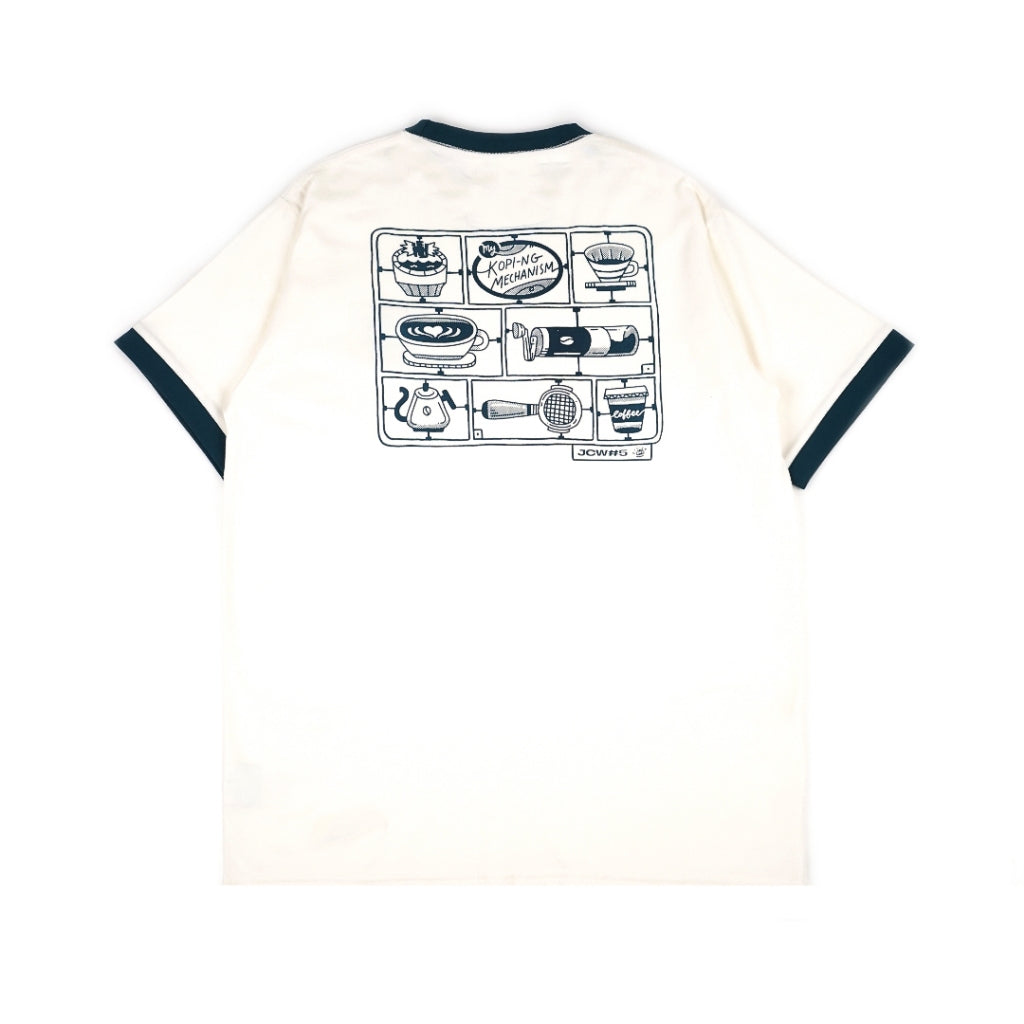 Ringger Tee Merch Jogja Coffee Week #5 x Dagadu Koping - Off White
