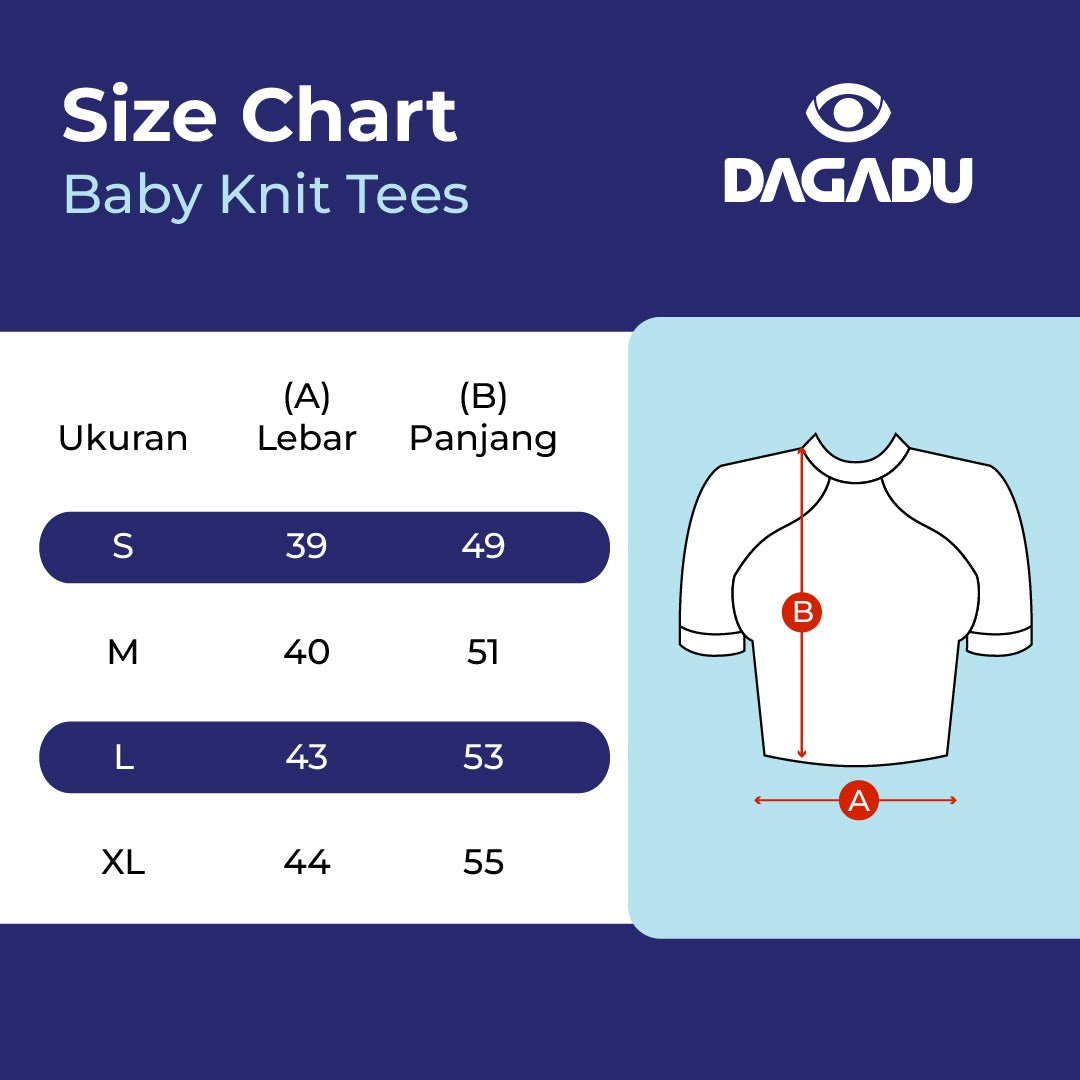 Dagadu Ladies Knit Baby Tee