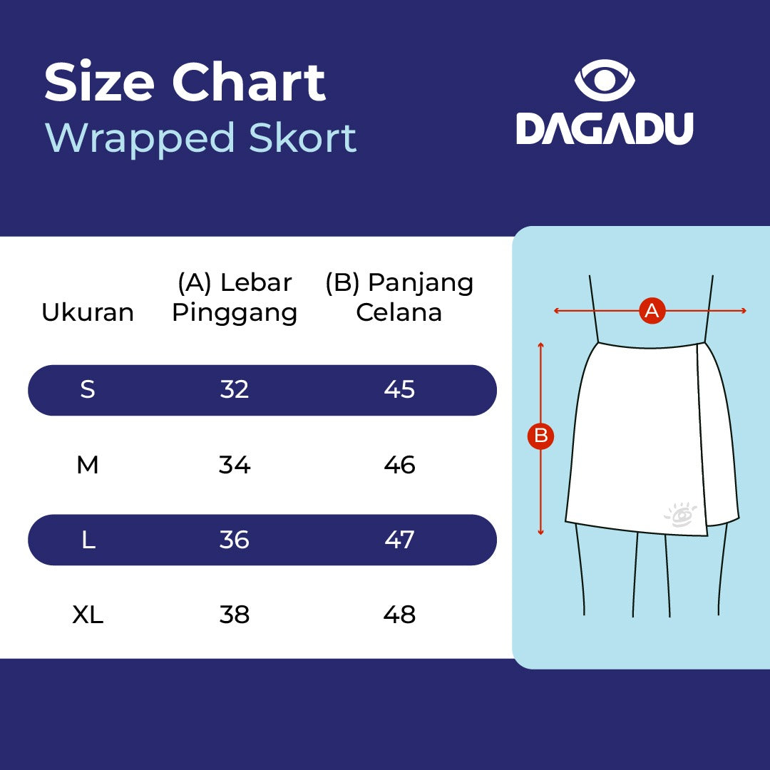 Dagadu Ladies Wrapped Skort