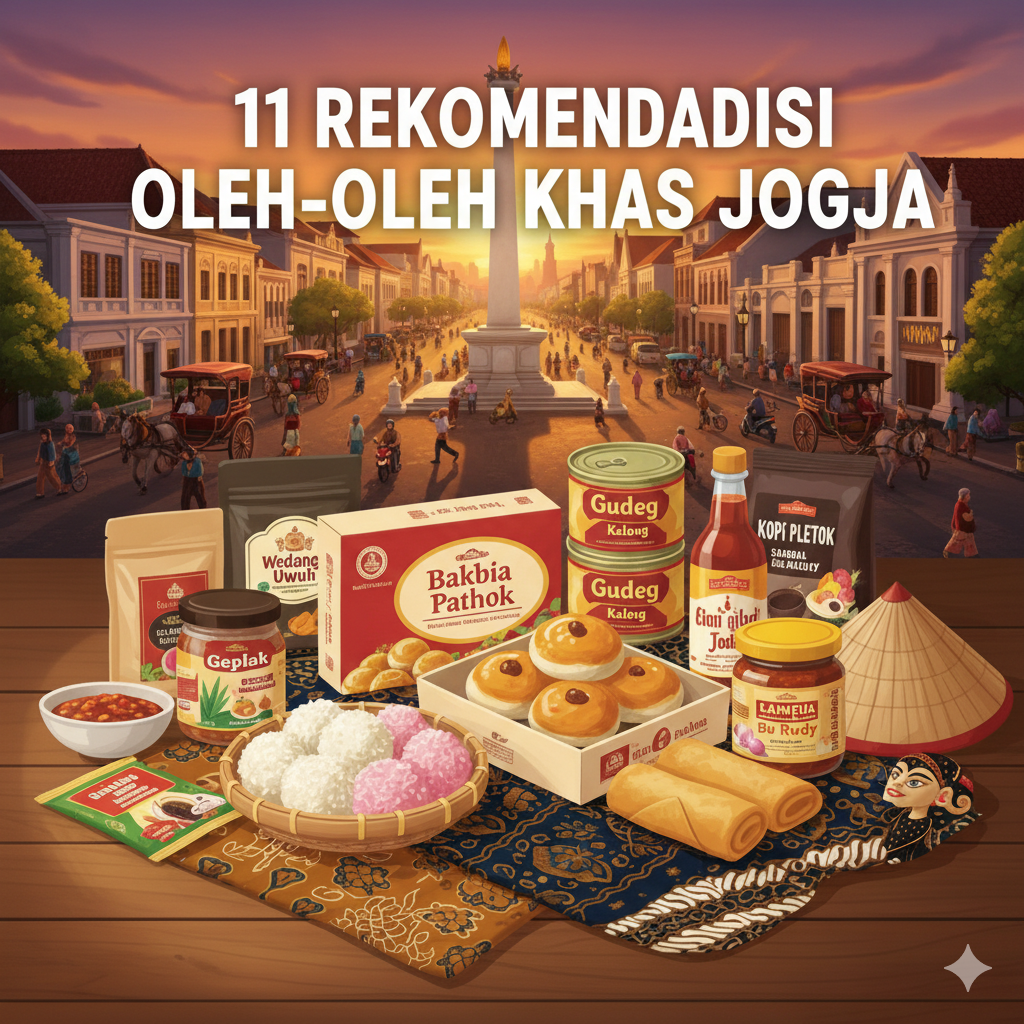 11 Rekomendasi Oleh-oleh Khas Jogja yang Wajib Dibawa Pulang