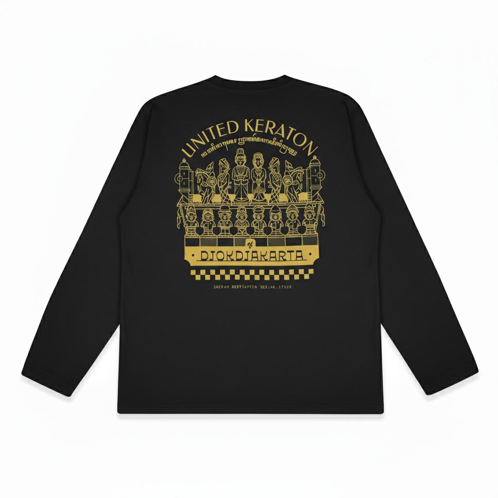 Dagadu T-Shirt Long Sleeve Djokchess | Kaos Lengan Panjang Pria Wanita | Cotton Combed