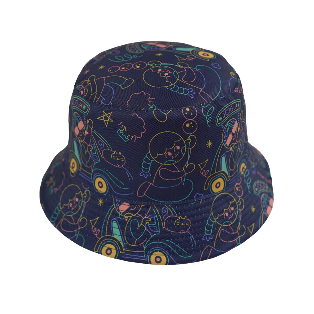 Topi Nightlife Bucket Hat Reversible Kids - Topi Anak