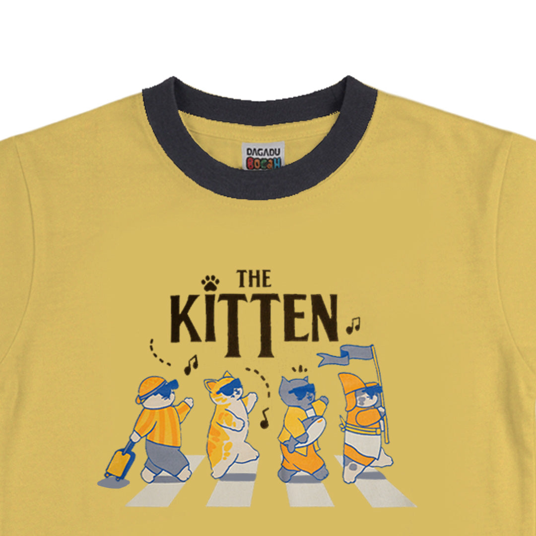 Dagadu Kids T-Shirt The Kitten | Kaos Anak Laki-laki Perempuan | Cotton Combed