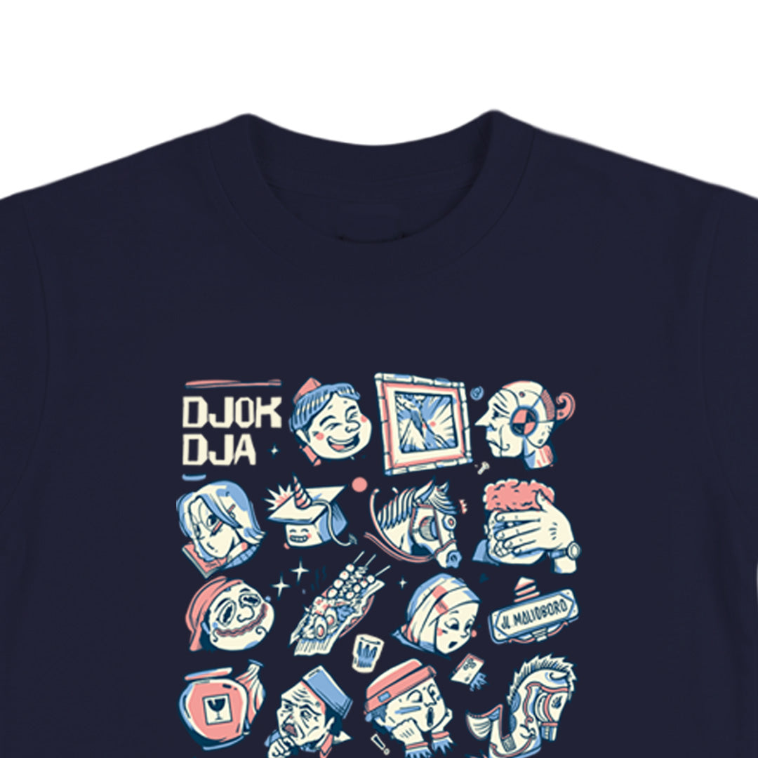 Dagadu T-Shirt Regular Rupa-Rupa | Kaos Lengan Pendek Pria Wanita | Cotton Combed