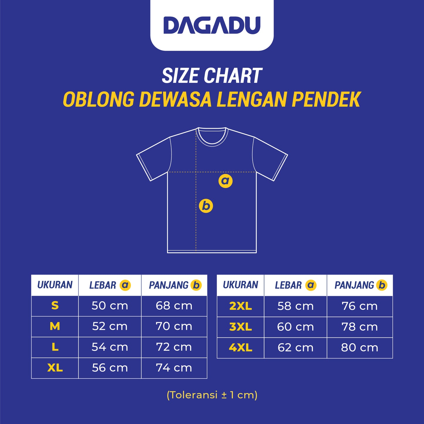 Dagadu Kaos Cendrawasih - Mustard