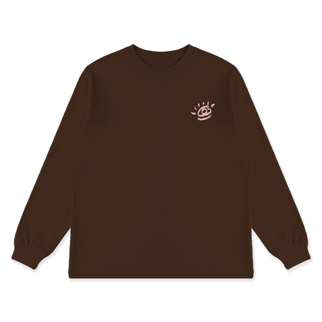 Dagadu Kaos Rib Diobong Ora Kobong - Deep Mahogany