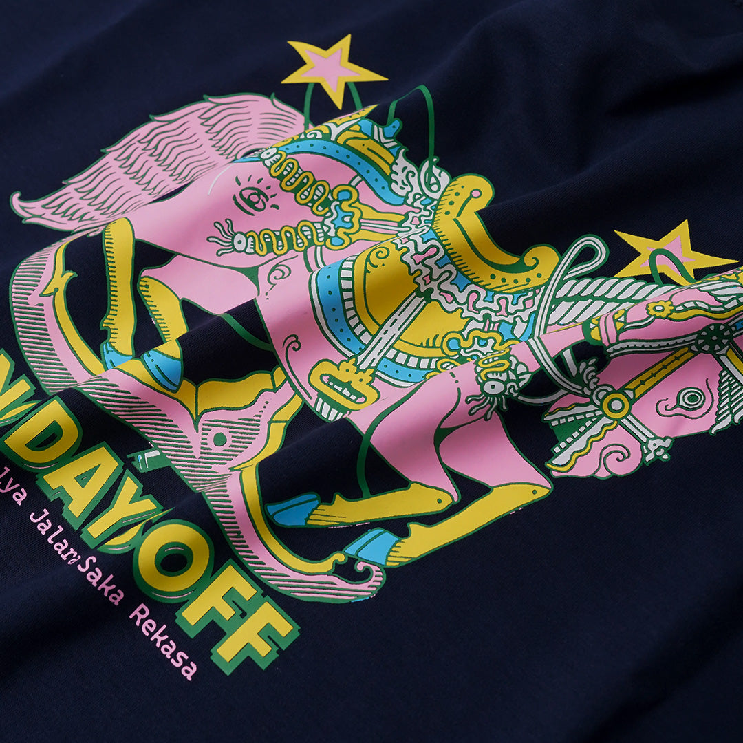 Dagadu Kaos Boxy No Days OFF - Navy